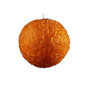 Spaghetti light shade, Lucite, c1970's, orange, height 30 cm…