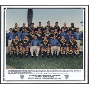 Photographs: 1998 State of Origin Game II Queensland team incl.…