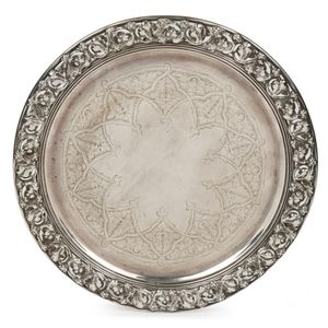 William Edwards (attributed) Colonial Australian silver salver,…