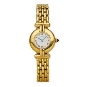 Cartier, 18ct gold Rivoli bracelet watch, quartz movement,… - Watches ...