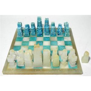 Aztec Chess Set 12.5 X 12.5 Inspired by the 