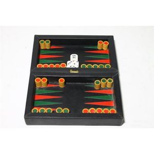 A Harrods backgammon set, c. 1970, 6 x 17 x 10 cm. Provenance:…