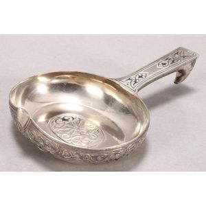 19th century Russian silver Kovsh, marked, Moscow, 1864, Ha (in…