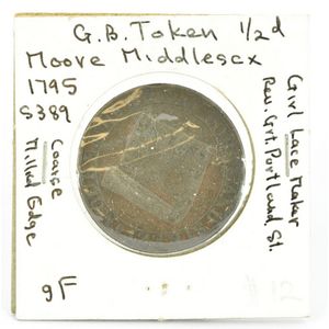 Great Britain: a commercial Moore Middlesex token, 1795.