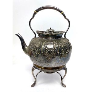 A silver plate spirit kettle, Hardy Brothers, Sydney & Brisbane - Tea ...