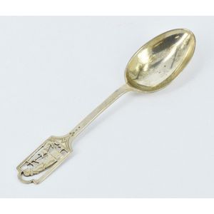 A sterling silver baby spoon, Walker & Hall Sheffield 1959.…