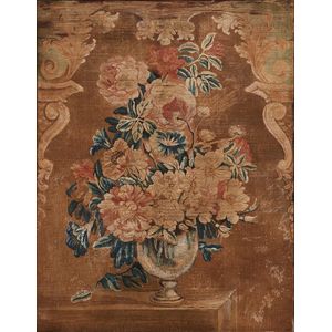 1930s Floral Setting tapestry - Italian wall tapestries
