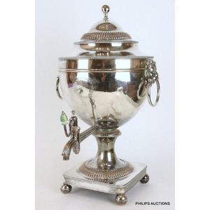 19th Century English Silver Plate Samovar / Tea Urn — La Maison Supreme Ltd.