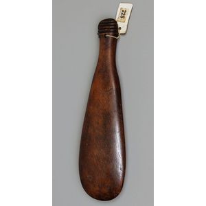 Patu R?kau, 19th century, wooden patu of medium brown colour,&hellip;
