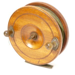 Vintage fishing reels by C. F. Farlow & Co., London from 19th and