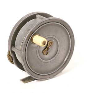 A W. H. Tisdall's 4 inch alloy reel, stamped on the back plate,…