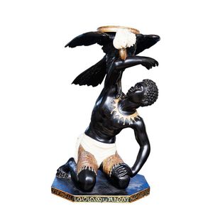 Impressive Venetian blackamoor figure, late 19th century/early…