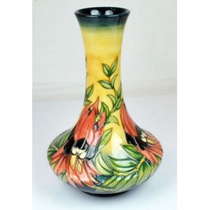 Moorcroft Pottery England Sturt Desert Pea Pattern Price Guide