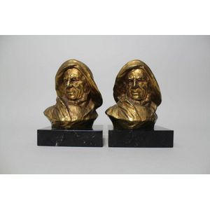 Pair of John Ruhl for J B Hirsch Co American gilt spelter…