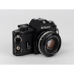 Nippon Kogaku: Black-body Nikon Em SLR camera [#6347926], circa&hellip;
