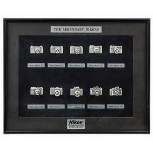 Nippon Kogaku: Framed commemorative display titled 'The…