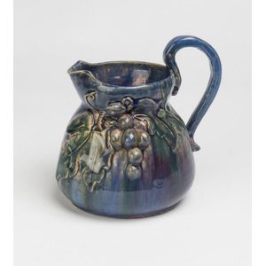 Alison Davidson (active 1933). A blue glazed earthenware jug&hellip;