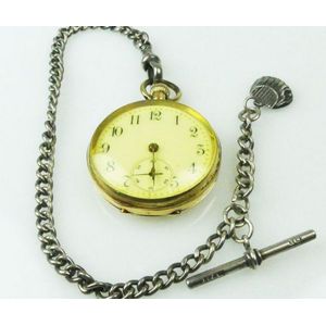 Longines Pocket Watch with Gold Case and Engraving - Watches - Pocket ...