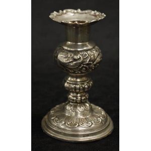 Edward VII sterling silver candlestick Birmingham 1906, maker's…