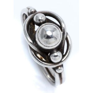Georg Jensen Georg Jensen Ring Sterling Silver Denmark Jewelry #13860 
