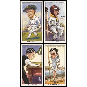 1931 Churchman 'Sporting Celebrities', complete set (50),…