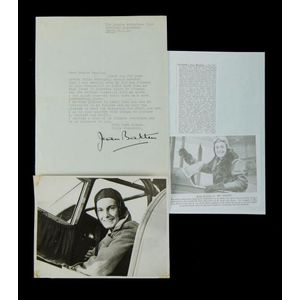 Pioneer Aviation Jean Batten. Press photo (13 cm) Jean Batten…