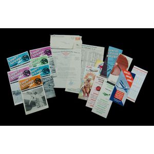 Qantas Empire Airways ephemera. 3 different timetables & 2…