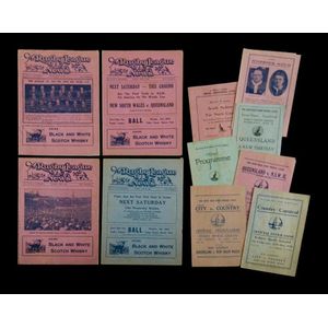 11 various NSW Rugby League official, 1929 programmes. These…