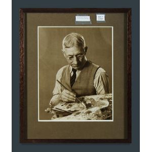 Sydney long framed photograph. In sepia signed lower right,…