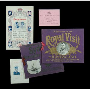 Commonwealth Celebrations ephemera. Booklet, Sydney.…