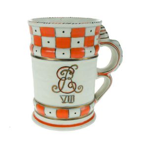 Charlotte Rhead large twin handled commemorative Edward VIII mug