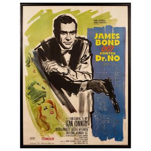 James Bond - Dr. No French poster by Boris Grinsson, 1962,…