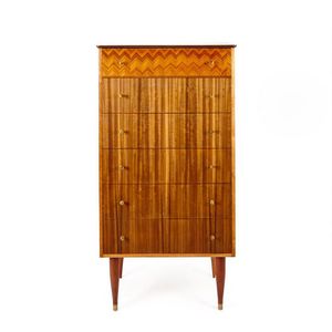 A Uniflex chest of drawers by Peter Hayward, a finely tailored&hellip;