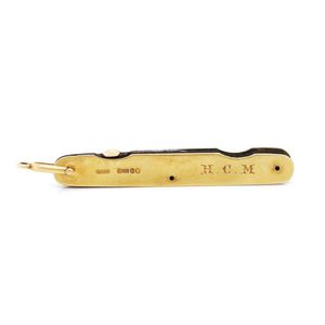 Edwardian 15ct yellow gold pen knife for restoration. By…