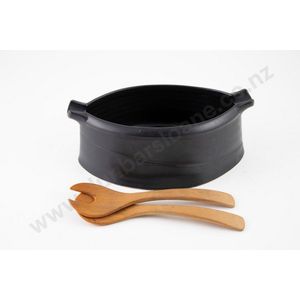Chris weaver iron series serving bowl, with wooden serving&hellip;