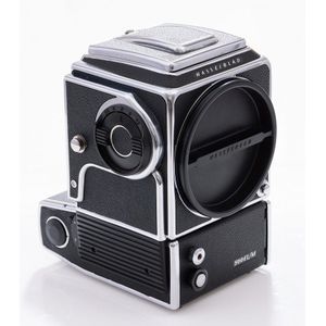500 El/M Hasselblad, circa 1970s camera with large collection…