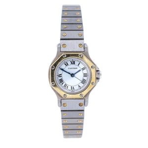 Vintage Cartier Santos wristwatches 