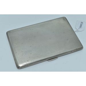 1924 Art Deco Sterling Silver Cigarette Case, Birmingham Hallmark ...