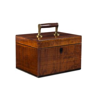 An ecclesiastical box, casuarina, huon pine and ebony,…