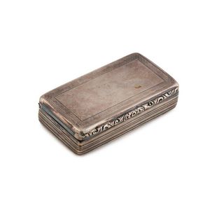 William Robert Smily Sterling Silver Snuff Box (1846) - Snuff ...