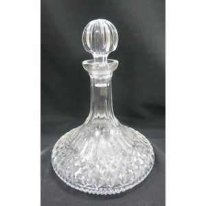 A Waterford Crystal 'Lismore' decanter, etched to base, height…