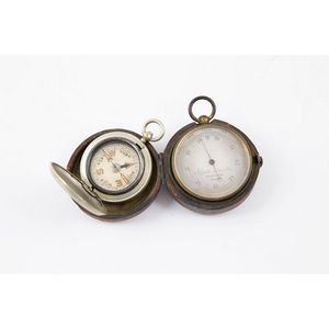 Negretti & Zambra pocket barometer, #1120 with original case…
