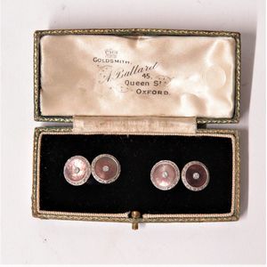 18K Yellow Gold Radiant Cut Diamond Cufflinks – Nina Runsdorf