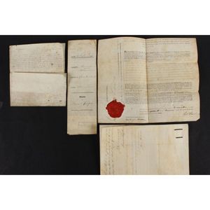 Four important and historical Australian Colonial Land Grants,…