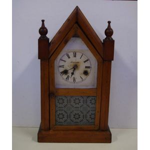 Ansonia Steeple Mantle Clock with Key and Pendulum - Clocks - Mantle ...