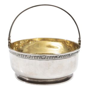 A Faberge Russian silver handled bowl late 19th century, the…