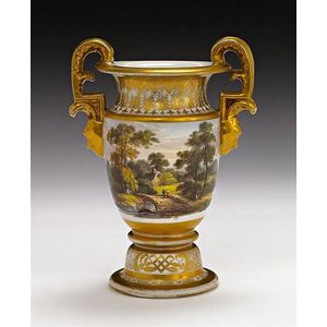 A Miles Mason urn, possibly by S. Bourne, circa 1810, the&hellip;