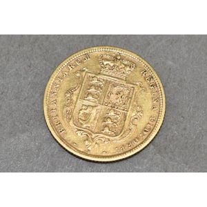 Rare Victorian Sydney half sovereign, 1887 'S' Queen Victoria…