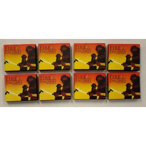 Eight Perth mint 1oz silver cook Islands $1 coins fire engines…