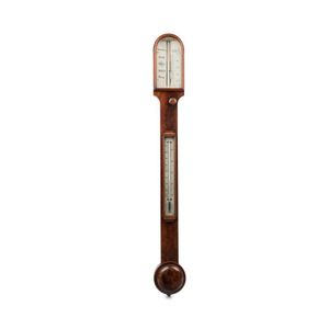 A mahogany stick barometer, by Richard & Joseph Beck, London,…